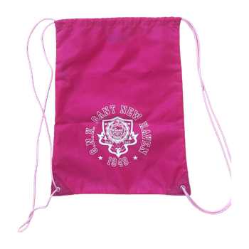 GANT Pink Drawstring Bag with Logo Design
