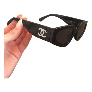 Black Chanel sunglasses