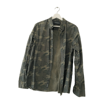 Camouflage print shirt / peak performance kauluspaita
