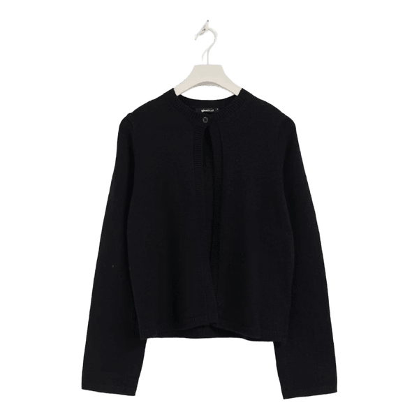 Sort strikket cardigan
