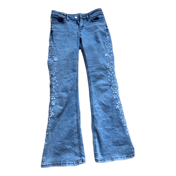 Lindex kirjailut farkut