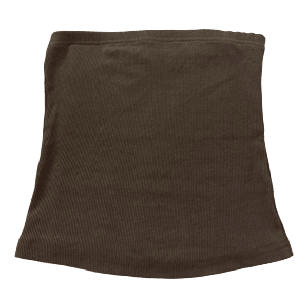 Brown tube top