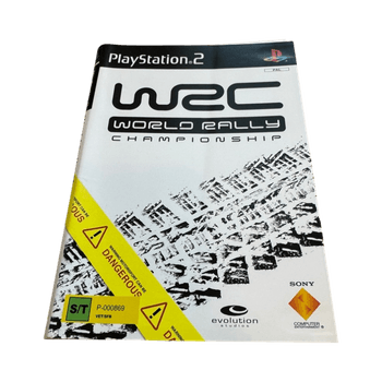 PS2 WRC World Rally Championship kansipahvi Black Label