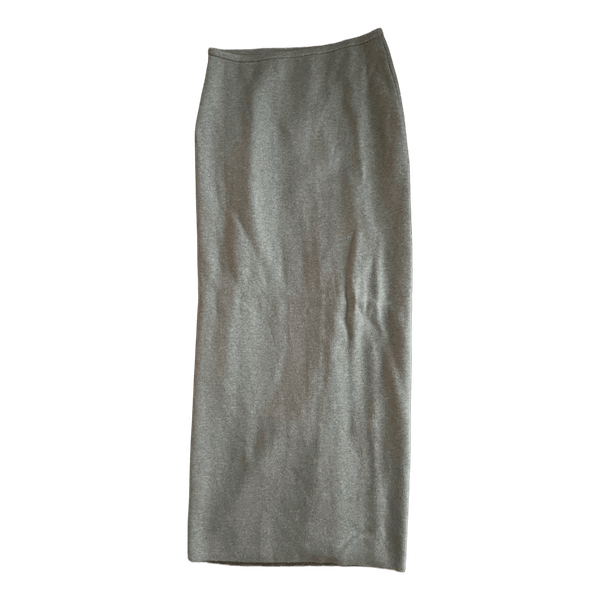 Gina Tricot tummanharmaa maksihame