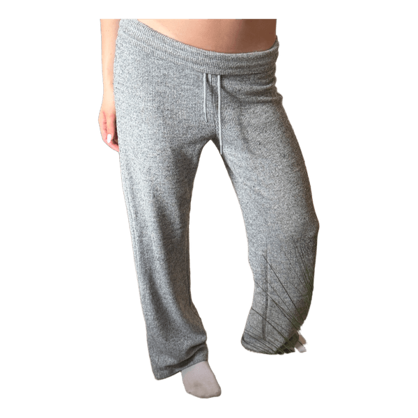 Grey knit lounge pants