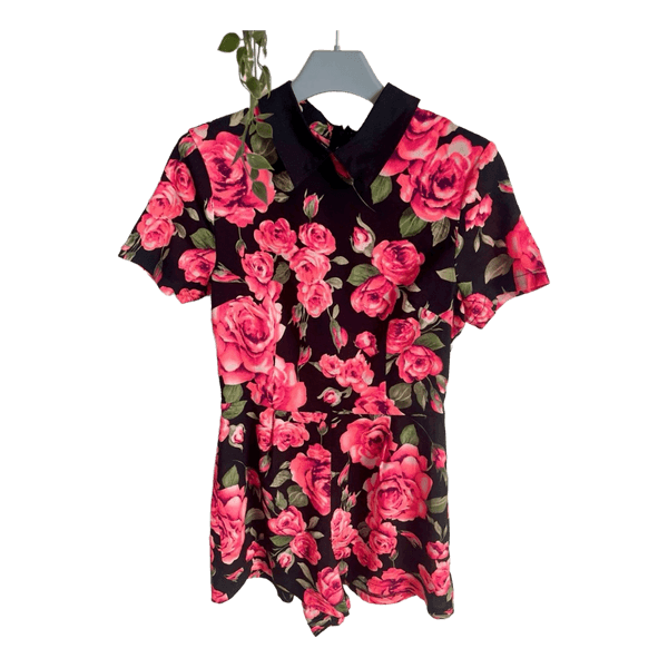 Floral print playsuit