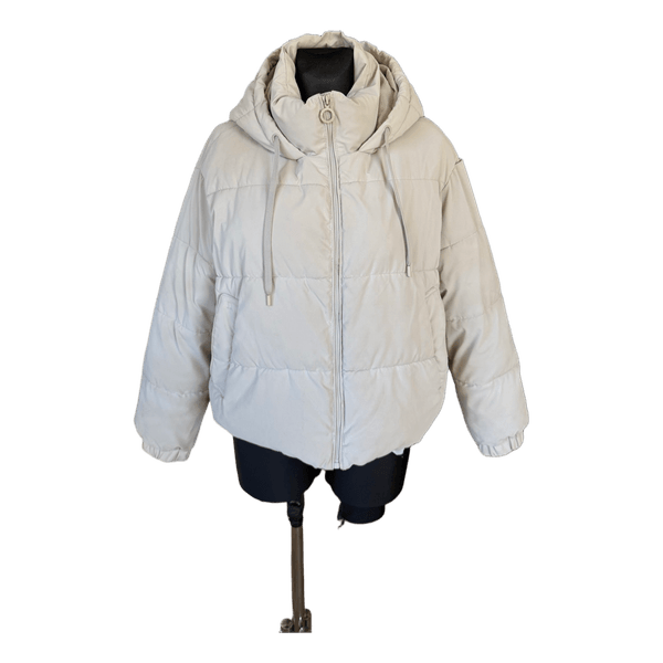 Beige puffer jacket