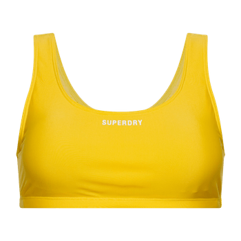 Nautical yellow bikini top
