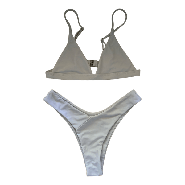 White bikini set