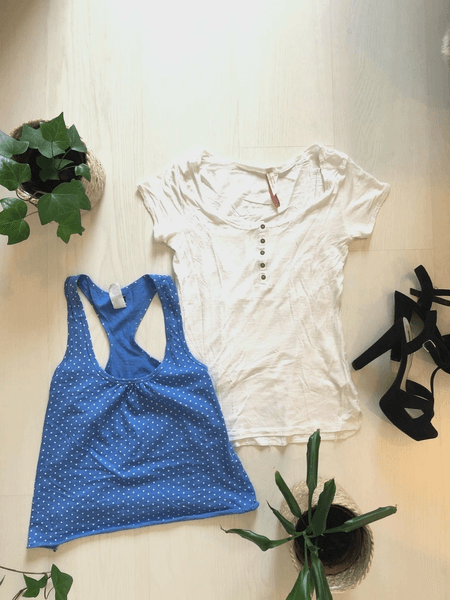 Bershka 2x crop top