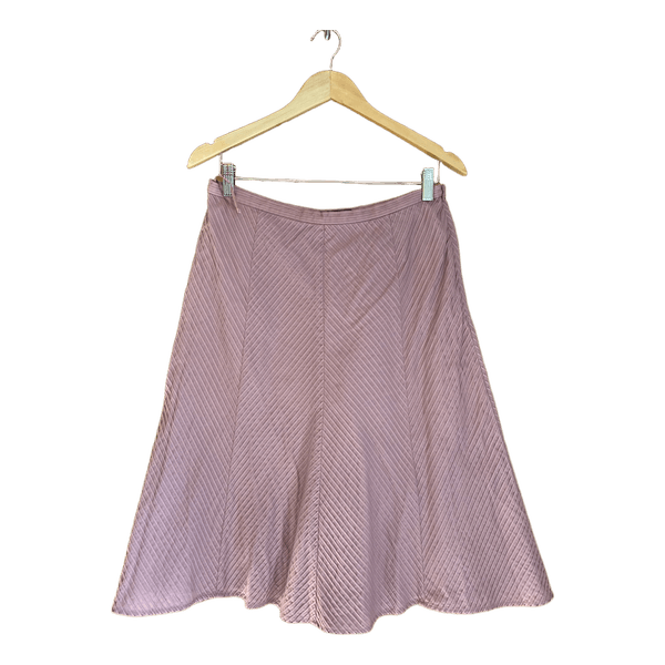 Reiss pleated midi skirt