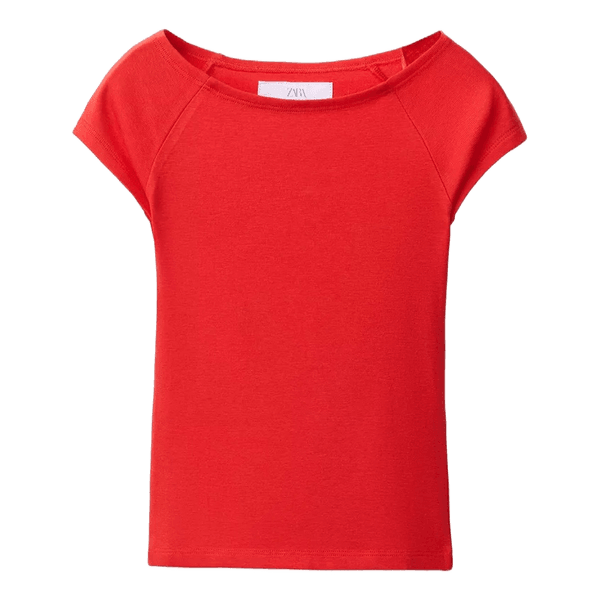 Rød t-shirt