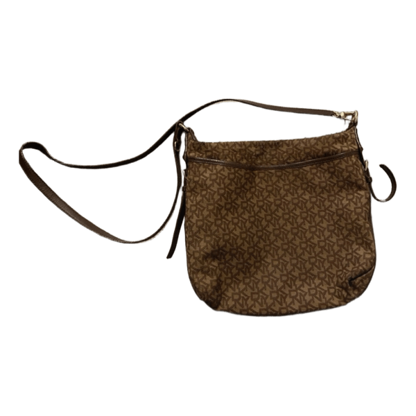 DKNY ruskea olkalaukku