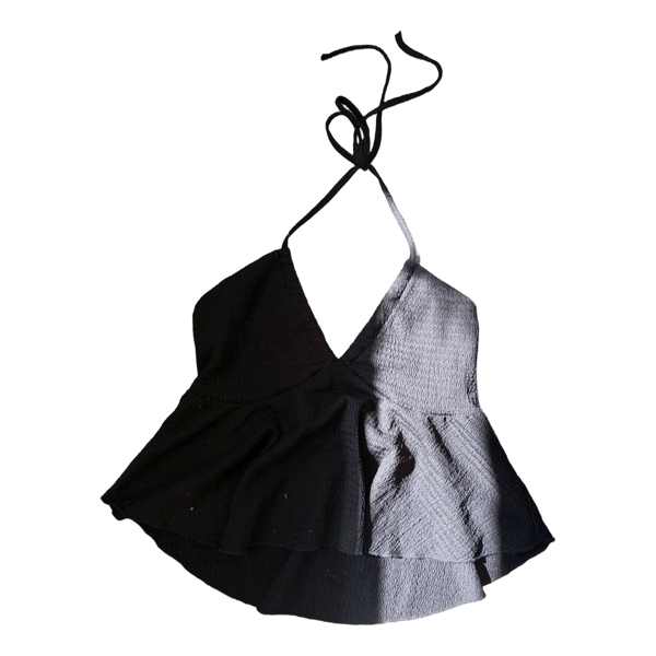 Sort halterneck top