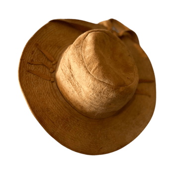 Ruskea mokkahattu/gaucho hattu