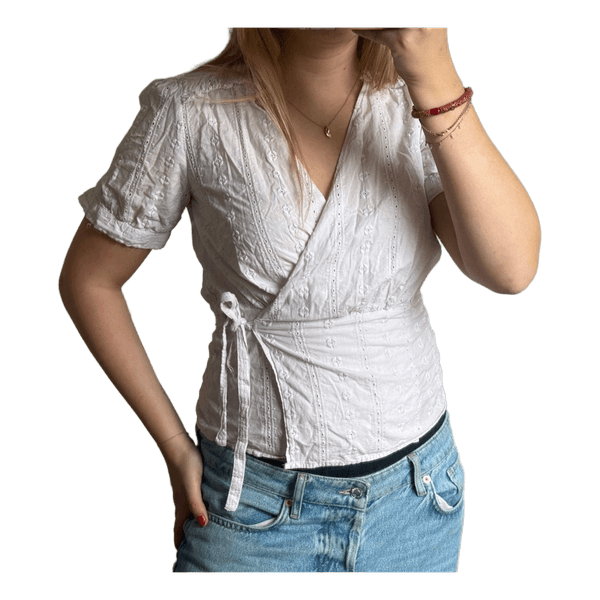 H&M wrap blouse