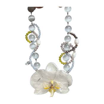 Orchid necklace