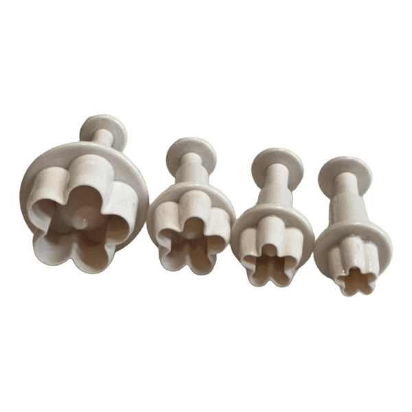 Small flower-shaped stamps