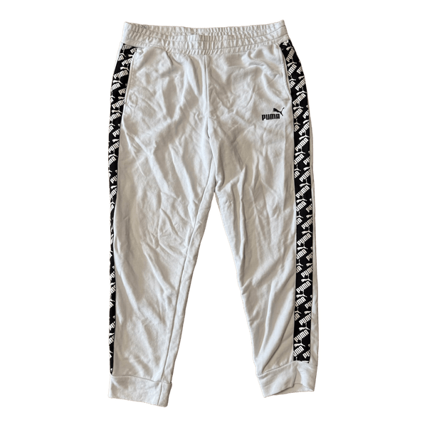 White Puma joggers