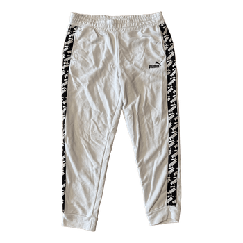 White Puma joggers
