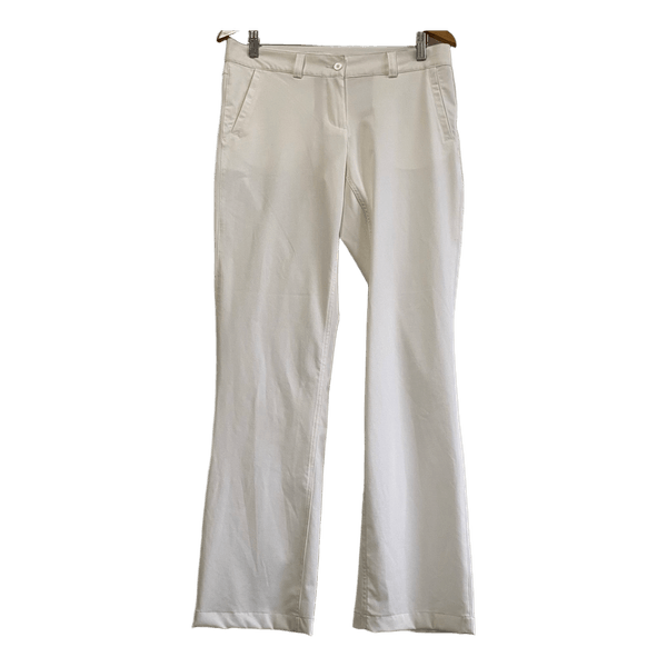 Cutter & Buck Elite men’s white golf trousers M stretch performance moisture wicking