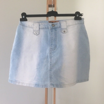 light denim skirt