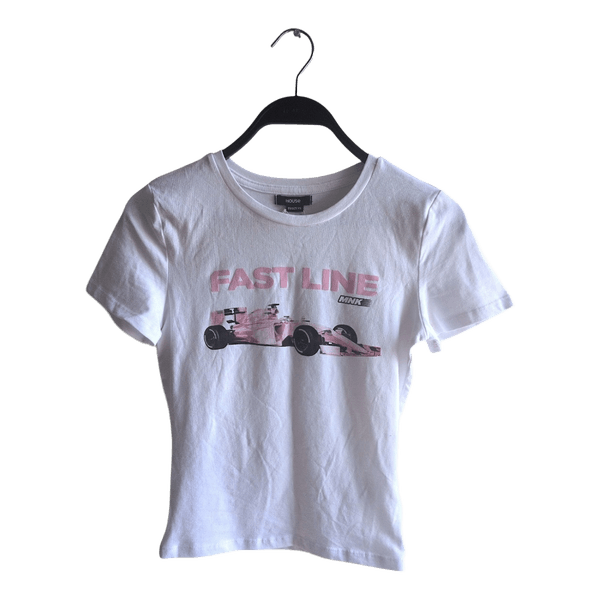 White graphic t-shirt