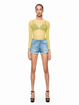 Yellow graphic tee
