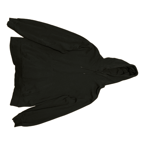 Black relaxed fit hoodie