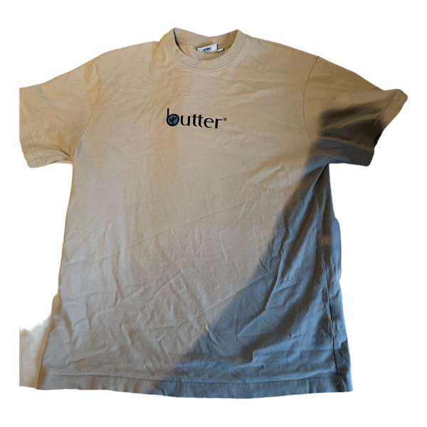 Beige Butter logo t-shirt
