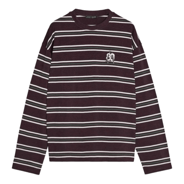 Zara stribet langærmet t-shirt
