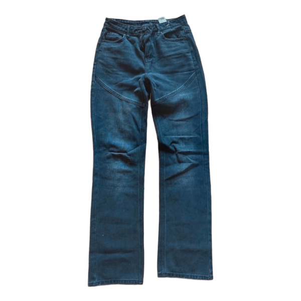 Blue straight jeans