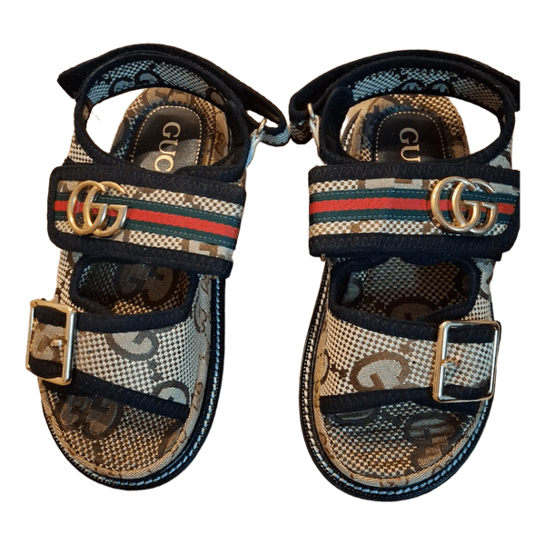 Gucci monogram sandals