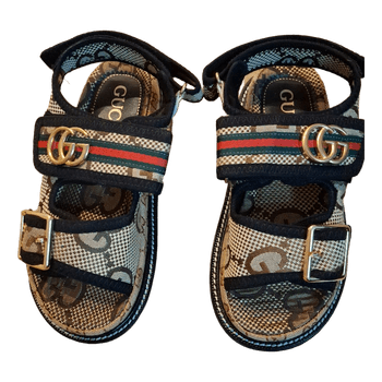 Gucci monogram sandals