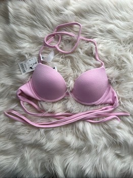 Pink bikini top