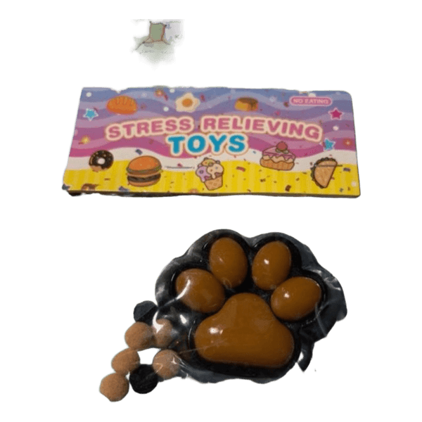 Cat paw stress toy