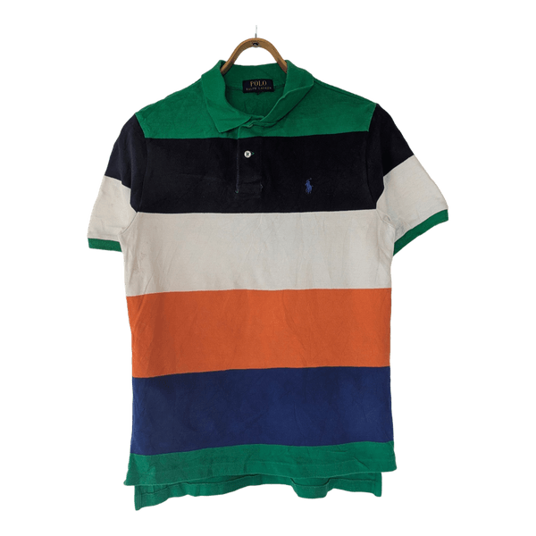 🟢 Polo Ralph Lauren Striped Polo – Size S