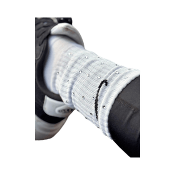 White ribbed socks