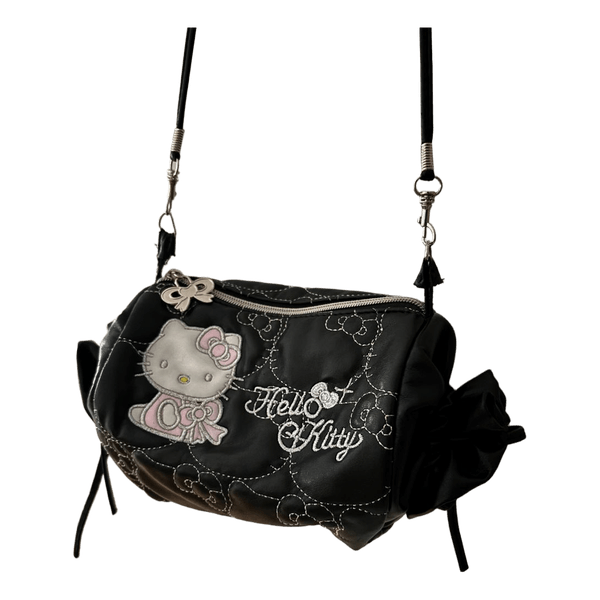 Musta Hello Kitty olkalaukku