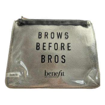 Benefit gold makeup bag