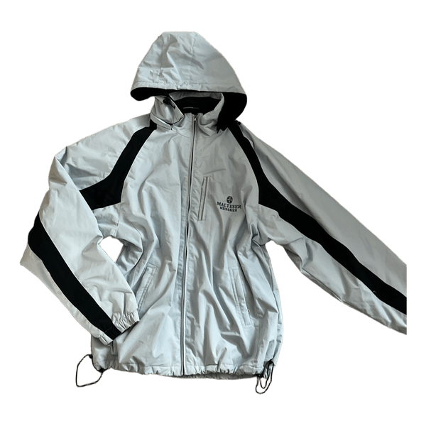 Light grey hooded jacket