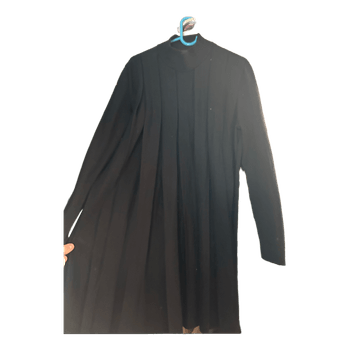 Black wool sweater