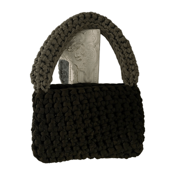 Self-knitted bag