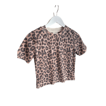 H&M leopard knit top