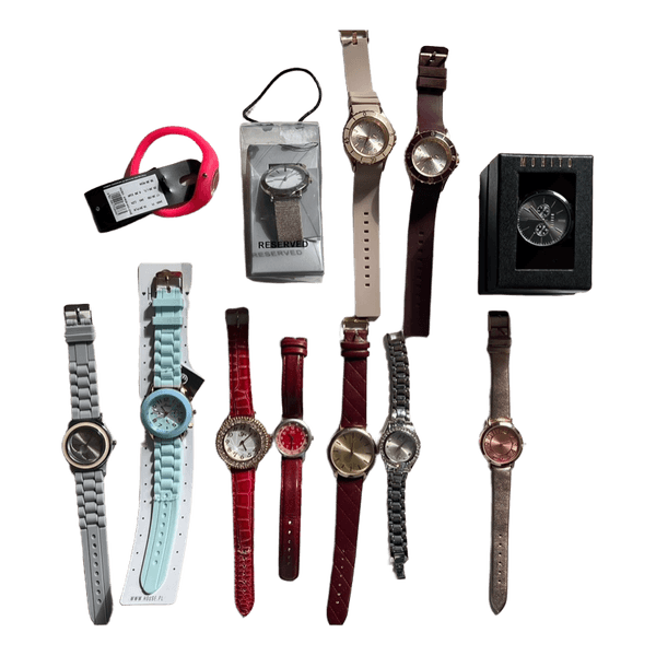 Collection of various watches