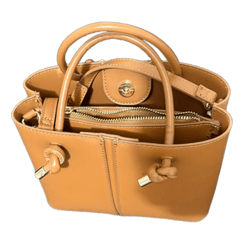 Brown mini tote new unused.