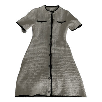 Valkoinen tweed-mekko