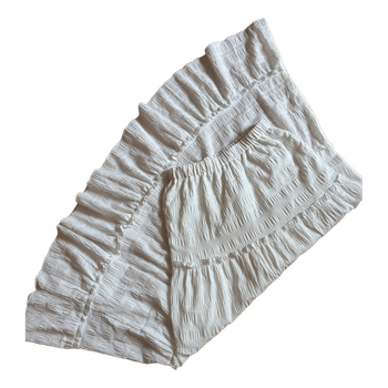 White maxi skirt