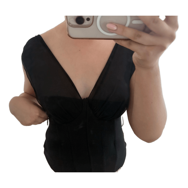Gina Tricot black sleeveless top