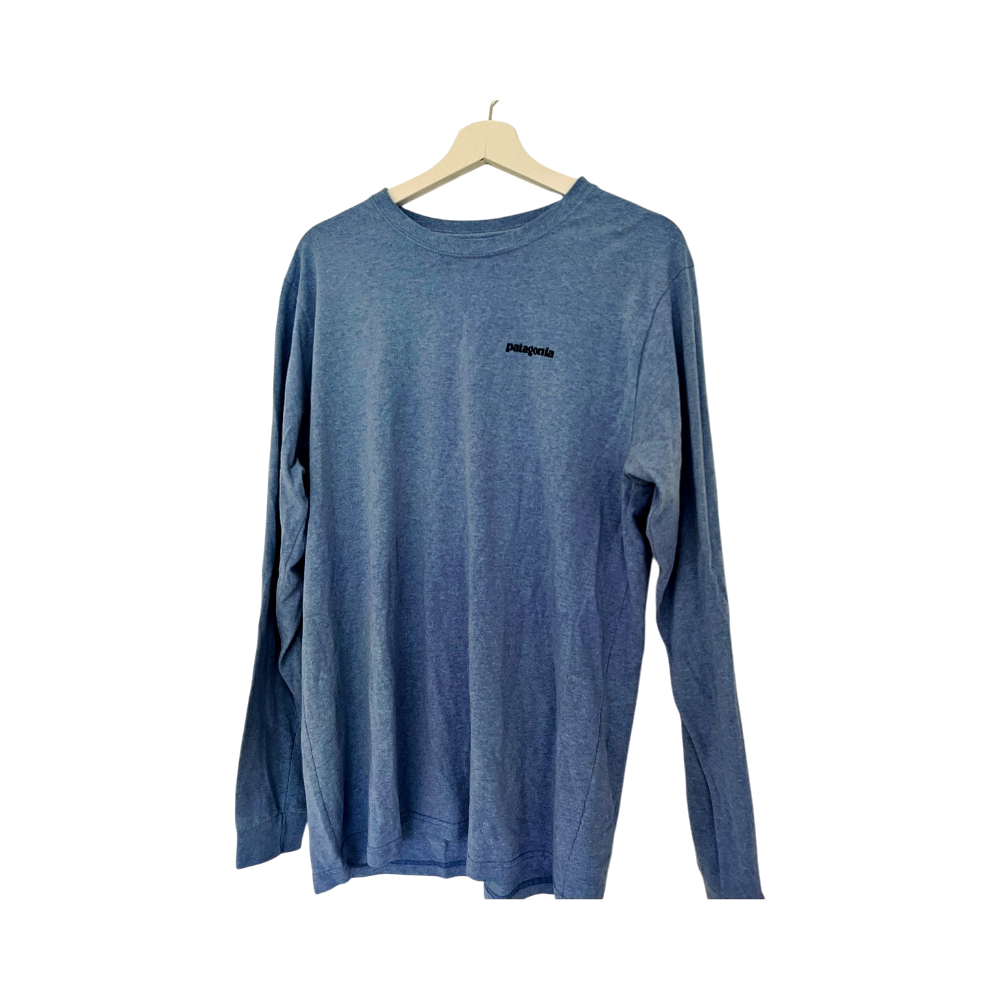 Light blue long sleeve t-shirt